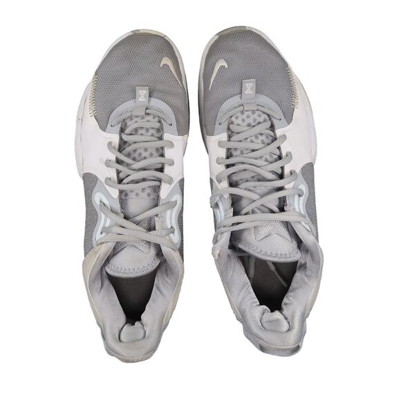 Nike Shoes Mens 10 Basketball Sneakers Athletic Trainer PG 5 TB Wolf Grey Sport - Picture 8 of 14